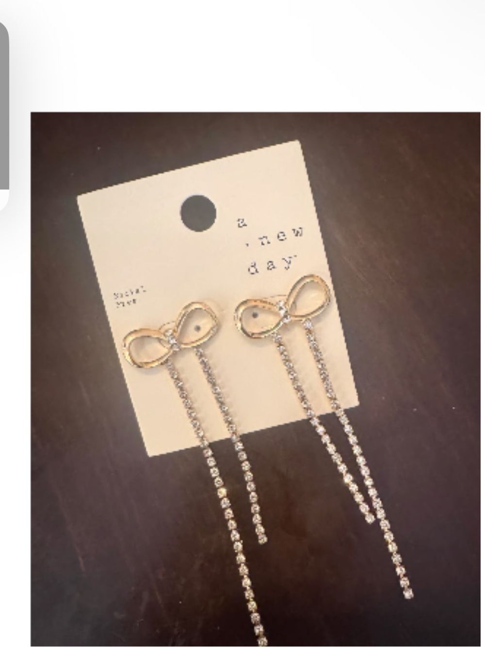 Claire's Silver Double Chain Drop Earrings🎀💕